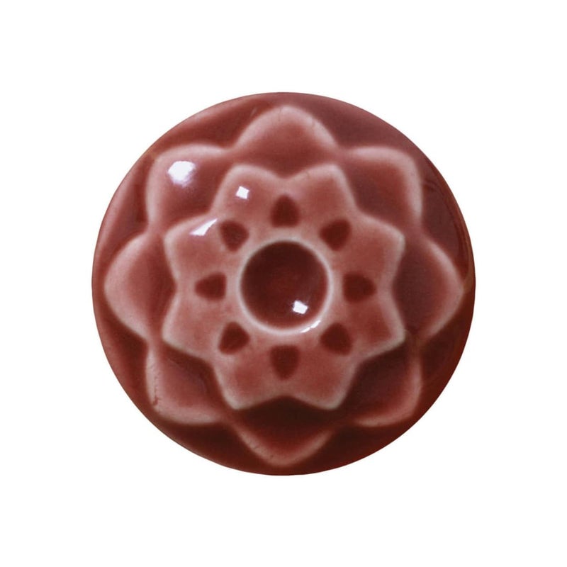 AMACO Celadon C-53 Weeping Plum Raspberry Red High Fire Transparent Gloss Glaze Pint, 16 oz. (473 mL), 100% Mixable Mid-High Fire Cone 5-6 (C) Liquid Ceramic Pottery Glaze for Bisque - Image 1